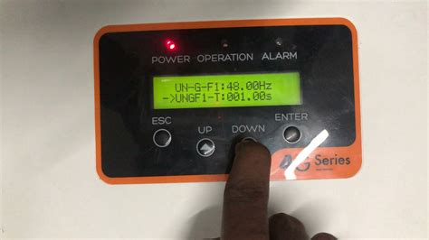 Two versions are made but this video shows how to reset the one. . Solis inverter alarm light on